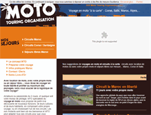 Tablet Screenshot of moto-touring-organisation.com